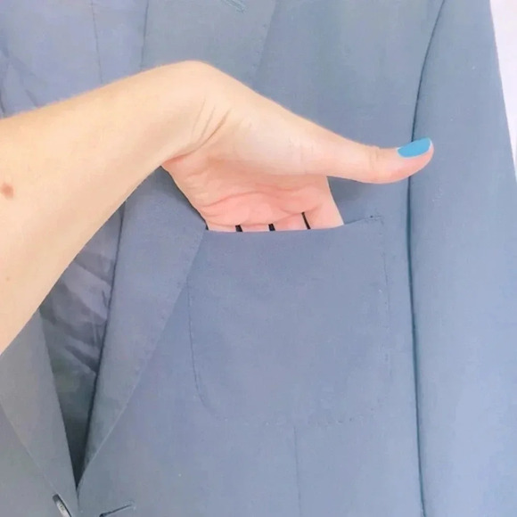 BALLY Men’s Suit Jacket in Dark Navy Size 44 - Picture 14 of 16